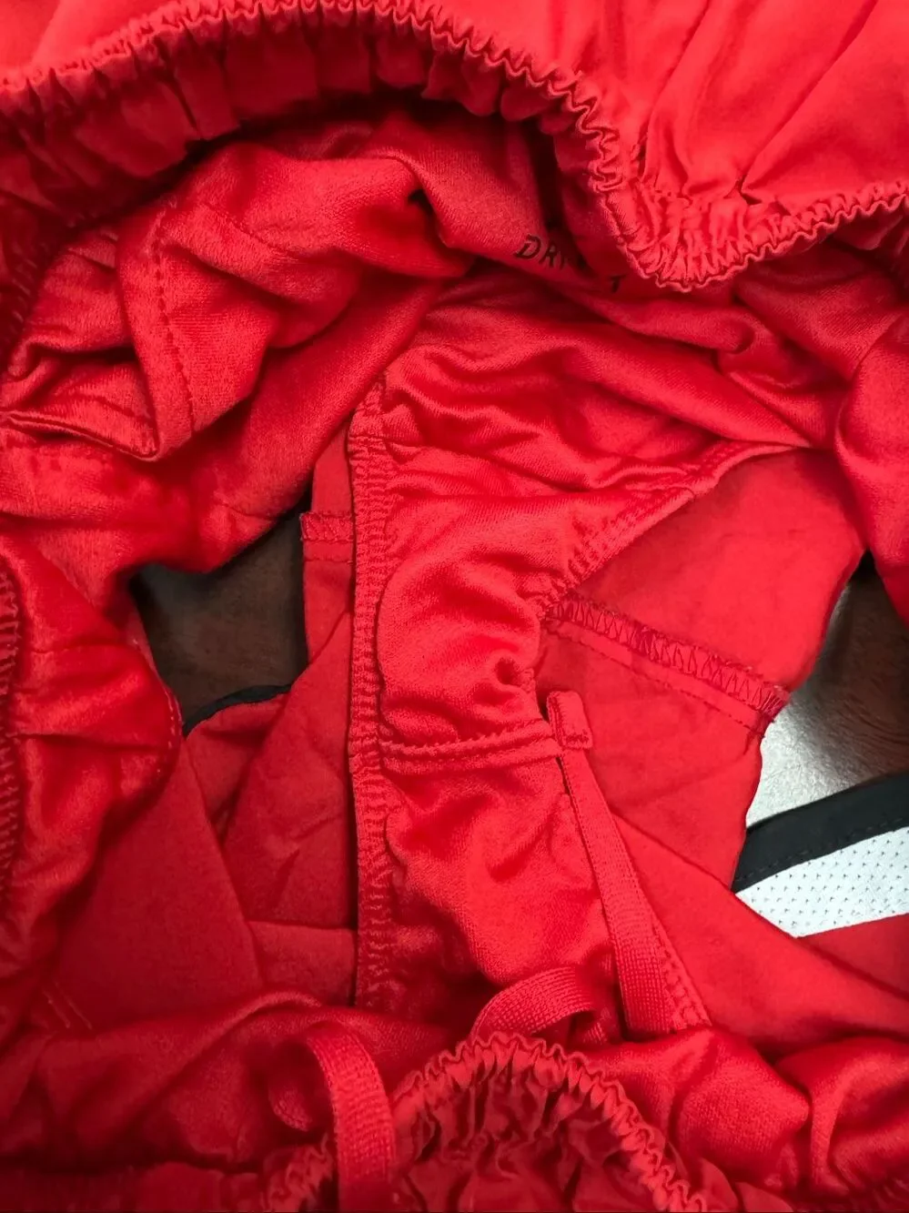 Nike Dri-Fit Red and White Athletic Shorts Size Small